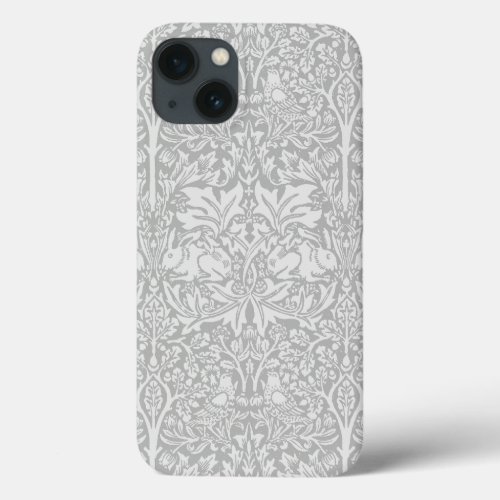 BRER RABBIT IN WINTER WOODLAND _ WILLIAM MORRIS iPhone 13 CASE