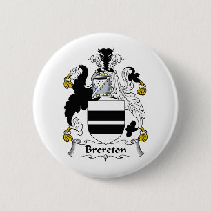 Brereton Family Crest Button