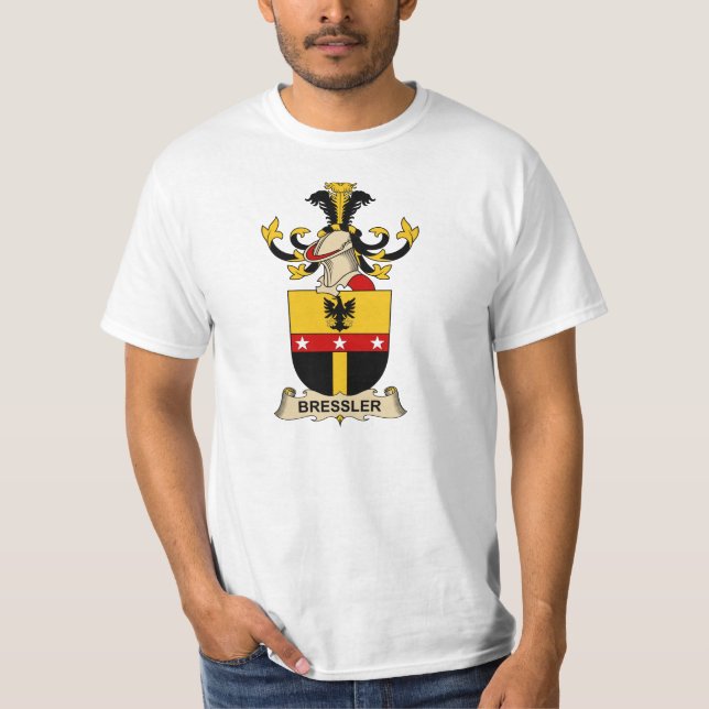 Bressler Family Crests T-Shirt (Front)