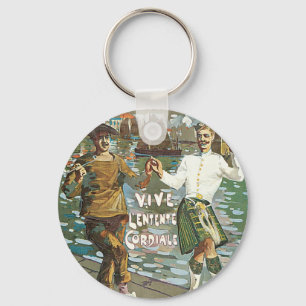 Brest á Londres 18 heurs Keychain