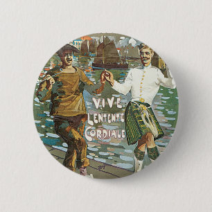 Brest á Londres 18 heurs Pinback Button