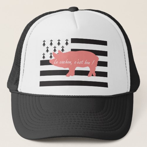 Breton pig trucker hat