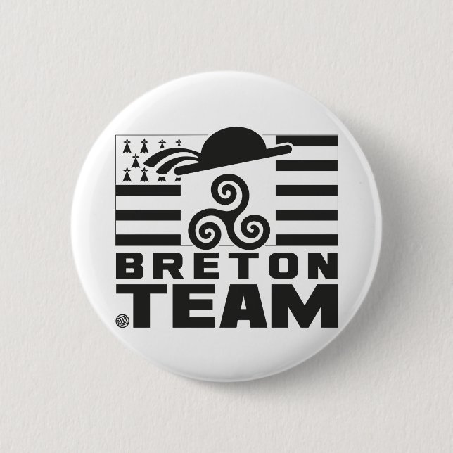 BRETON TEAM 3 PINBACK BUTTON (Front)