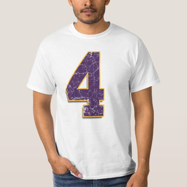 Brett Favre custom Vikings #4 shirt (Front)