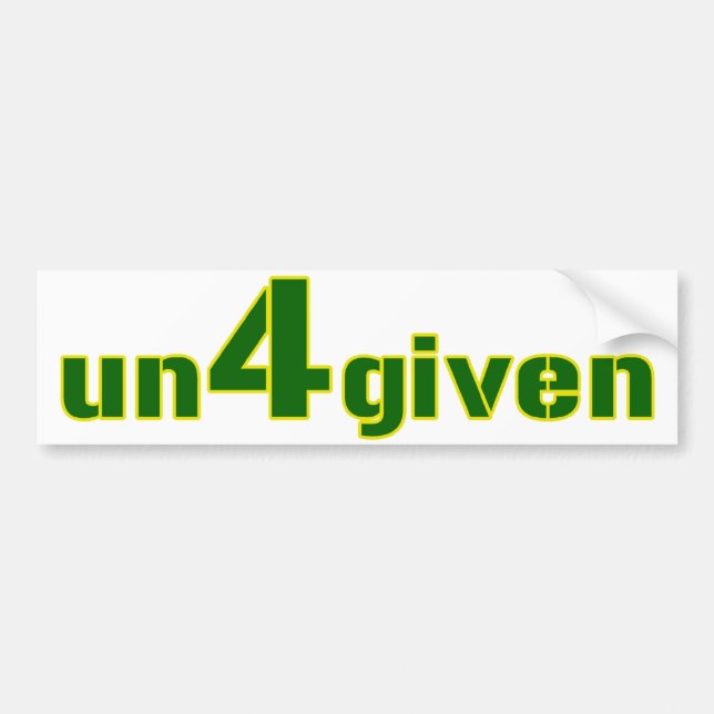 Brett Favre Un4given Bumper Sticker (Front)