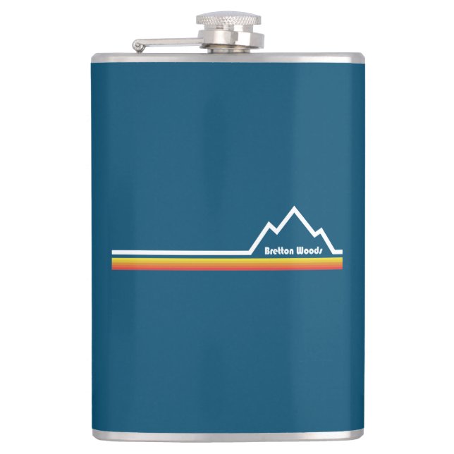 Bretton Woods, New Hampshire Flask (Front)