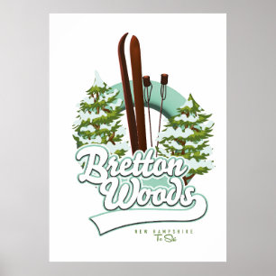 Bretton Woods New Hampshire logo Poster