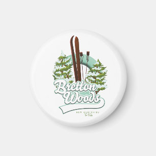 Bretton Woods New Hampshire ski logo Magnet
