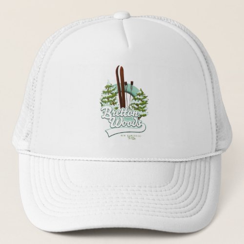 Bretton Woods New Hampshire ski logo Trucker Hat