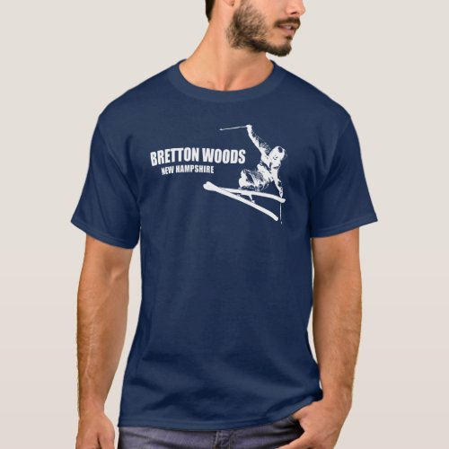 Bretton Woods New Hampshire Skier T_Shirt
