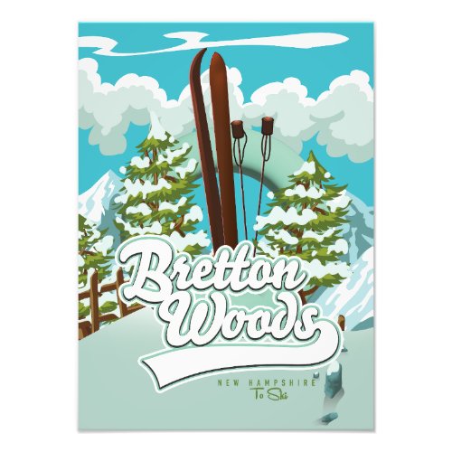 Bretton Woods New Hampshire To Ski  Photo Print