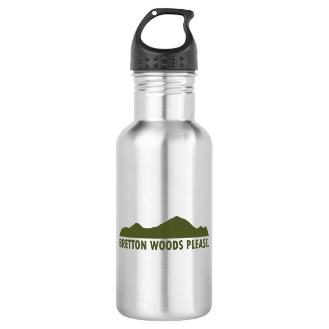 Bretton Woods Please Stainless Steel Water Bottle (Front)