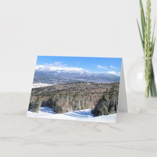 Bretton Woods ski resort  Thank You Card