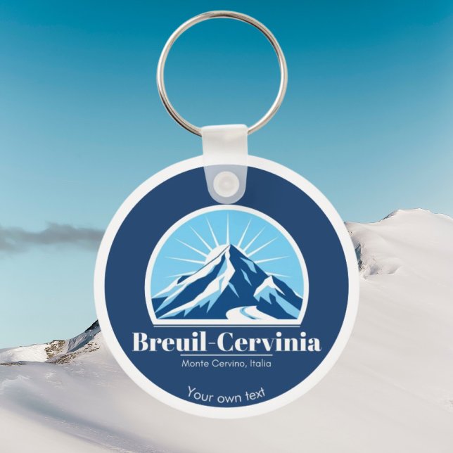 Breuil-Cervinia Italy ski resort   Keychain (Creator Uploaded)