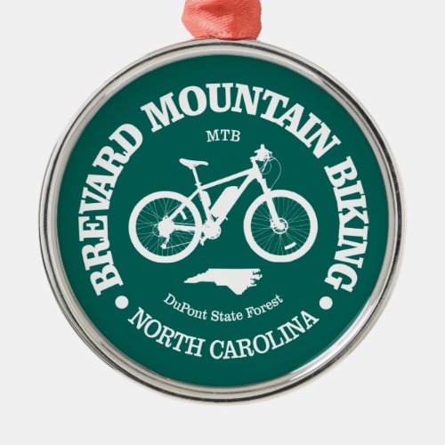 Brevard MTB Metal Ornament