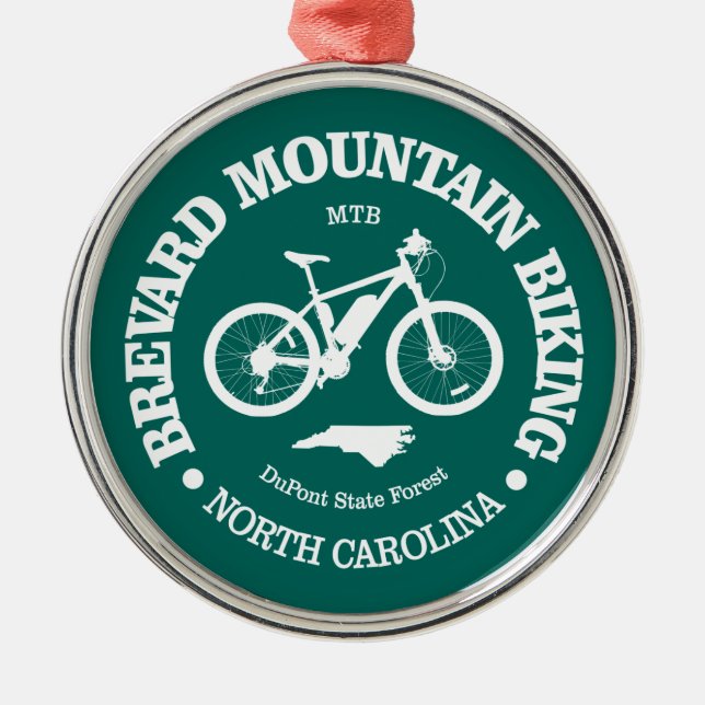 Brevard (MTB) Metal Ornament (Front)