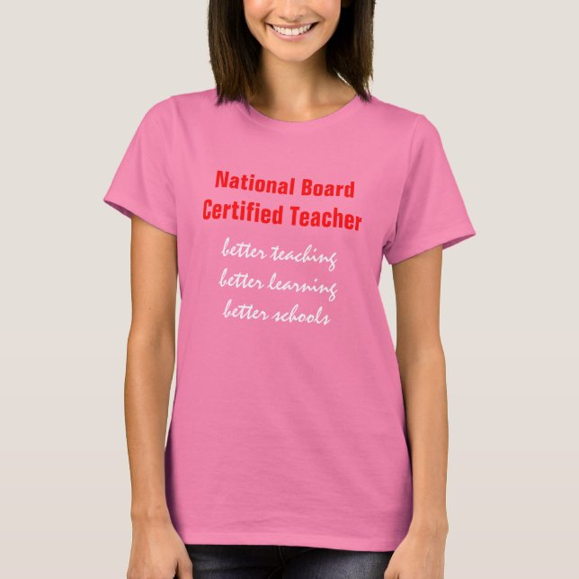 Brevard NBCT - Customized T-Shirt (Front)