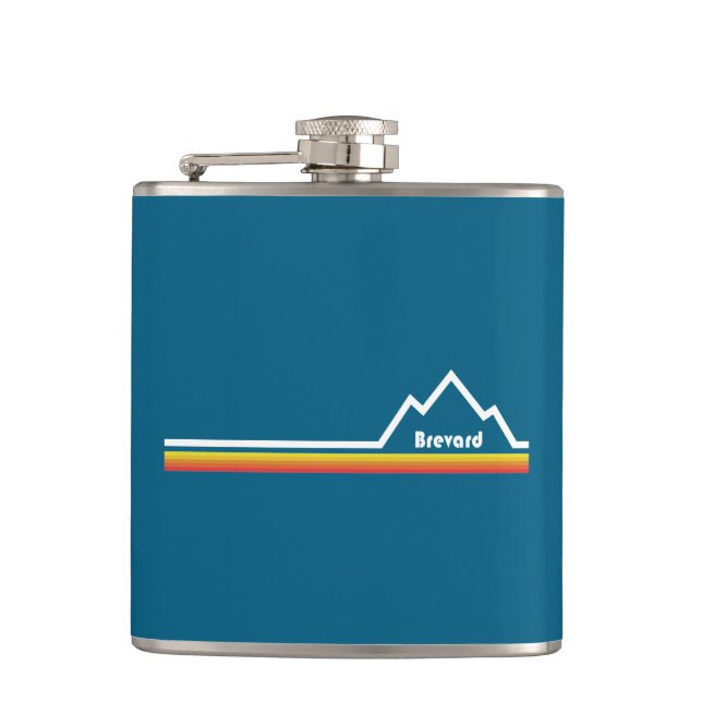 Brevard North Carolina Flask (Front)