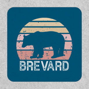Brevard North Carolina Retro Bear Patch
