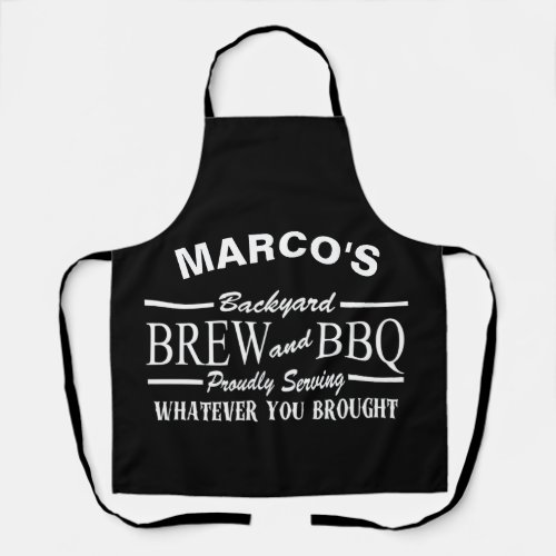 Brew And BBQ Apron