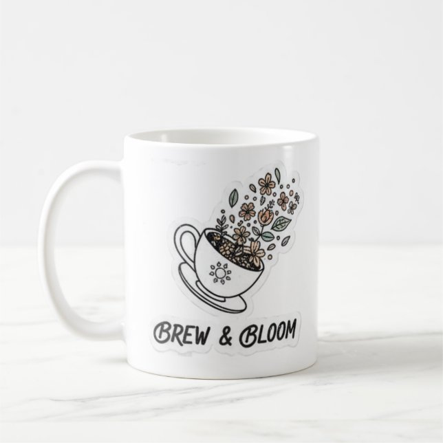 BREW AND BLOOM COFFEE MUG (Left)