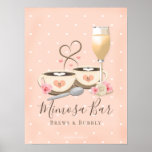 Brew And Bubbly Coffee And Mimosa Bar Sign at Zazzle