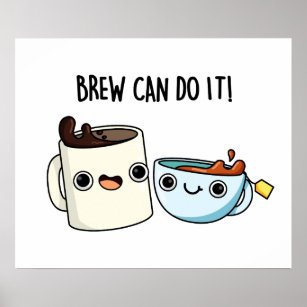 Espresso Yourself Funny Coffee Pun Poster, Zazzle