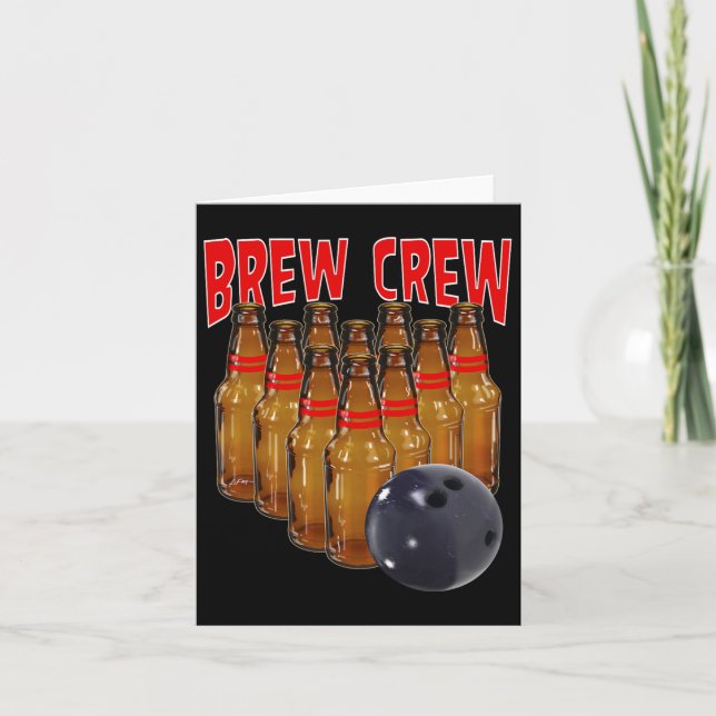 Brew Crew Bowling  Card (Front)