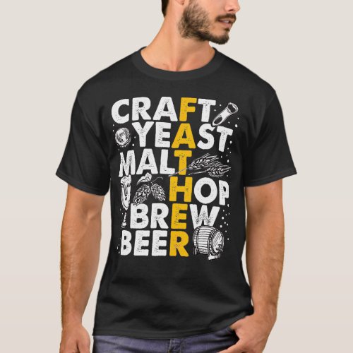 Brew Dad Beer Brewer Brewing Father Gift  T_Shirt