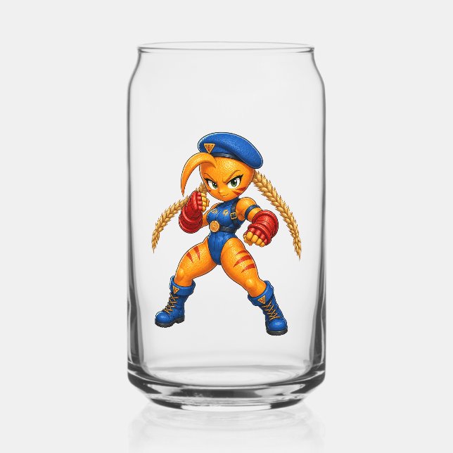 Brew Fighter Citrus Can Glass (Front)