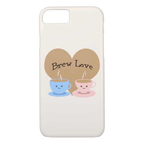 Brew Love Coffee Mugs iPhone 87 Case