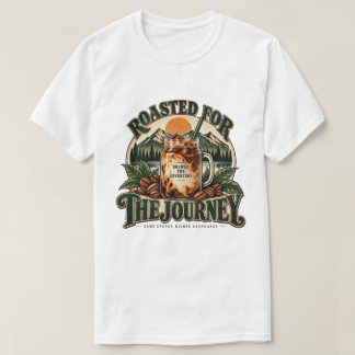 Brew Roam Repeat Vintage Iced Coffee Mountain T-Shirt