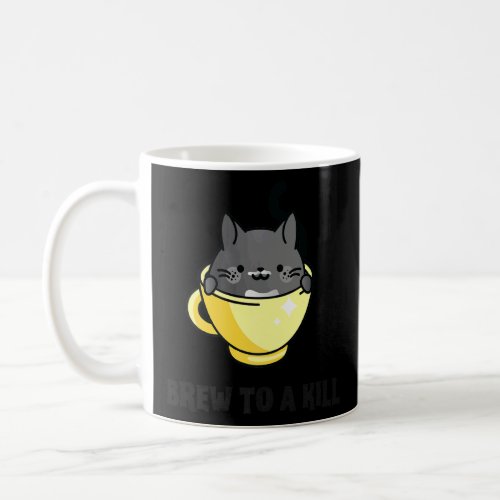 Brew To A Kill Black Cat Detective Tea Cup Cozy My
