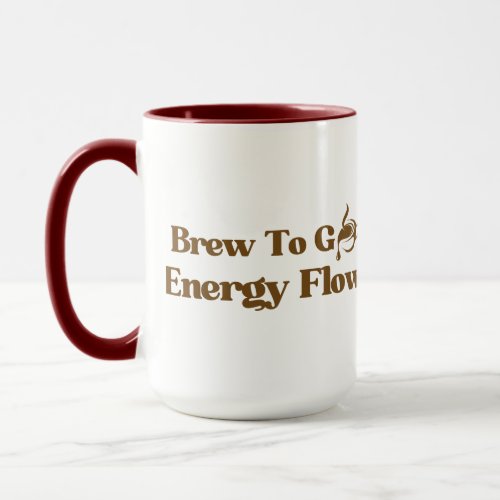 Brew To Go Energy Flow Coffee Two Toned Mug