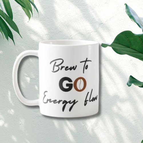 Brew To Go Energy Flow Mug With Coffee Bean Icon