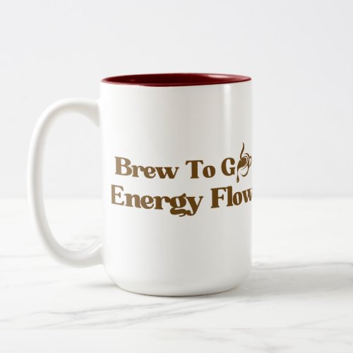 Brew To Go Energy Flow two Toned Coffee Mug