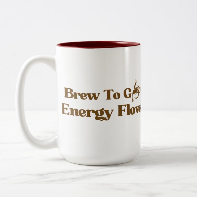 Brew To Go Energy Flow two Toned Coffee Mug (Left)