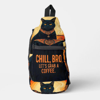 Brewed and Relaxed Print Cut Sew Bag