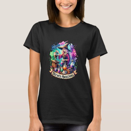 Brewed Awakening  Enchanted Witchcraft Potion  T_Shirt