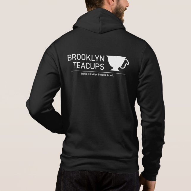 Brewed on the wall hoodie (Back)