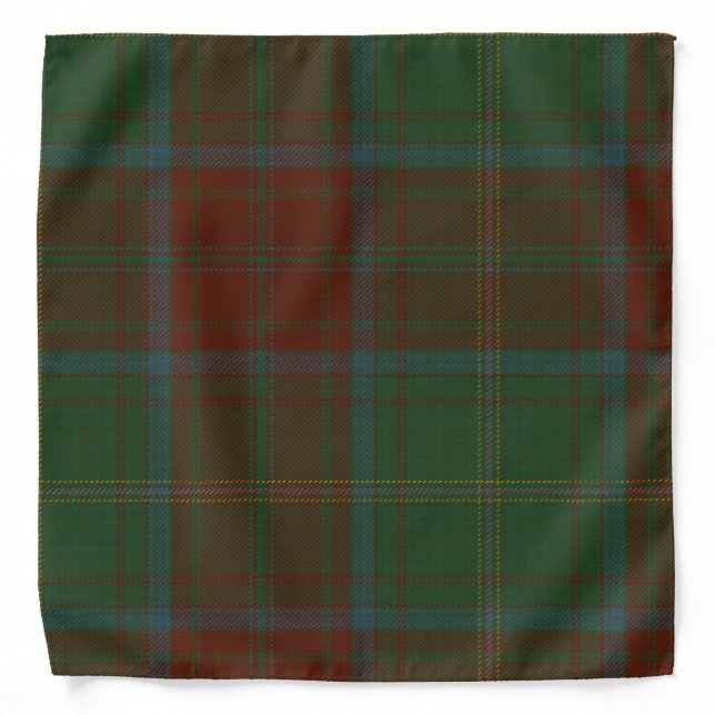 Brewer Clan Tartan Bandana (Front)