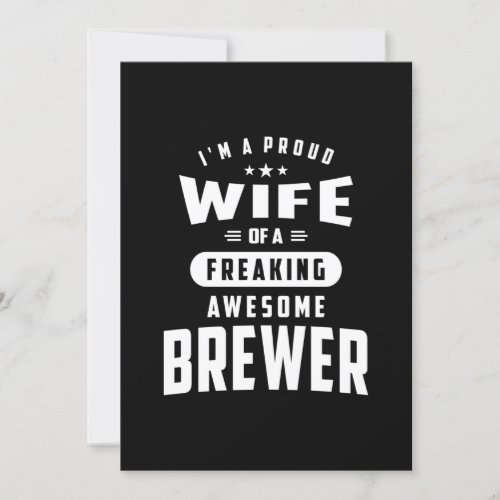 Brewer Job Title Tee Gift For Mens Womens Invitation