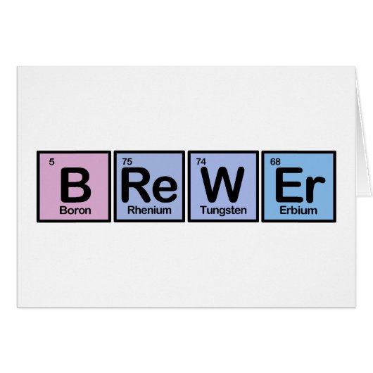Brewer made of Elements (Front Horizontal)