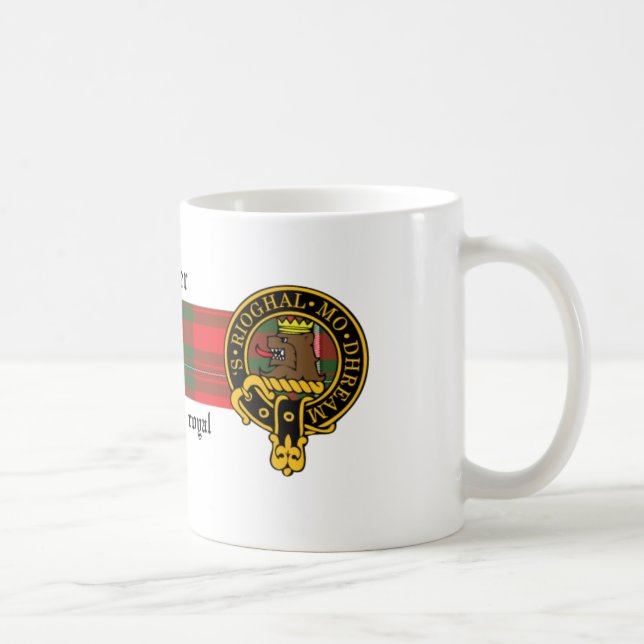 Brewer Scottish crest and Tartan mug (Right)