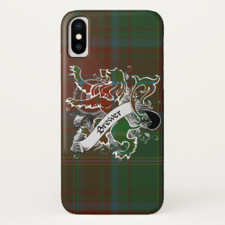 Brewer Tartan Lion iPhone X Case