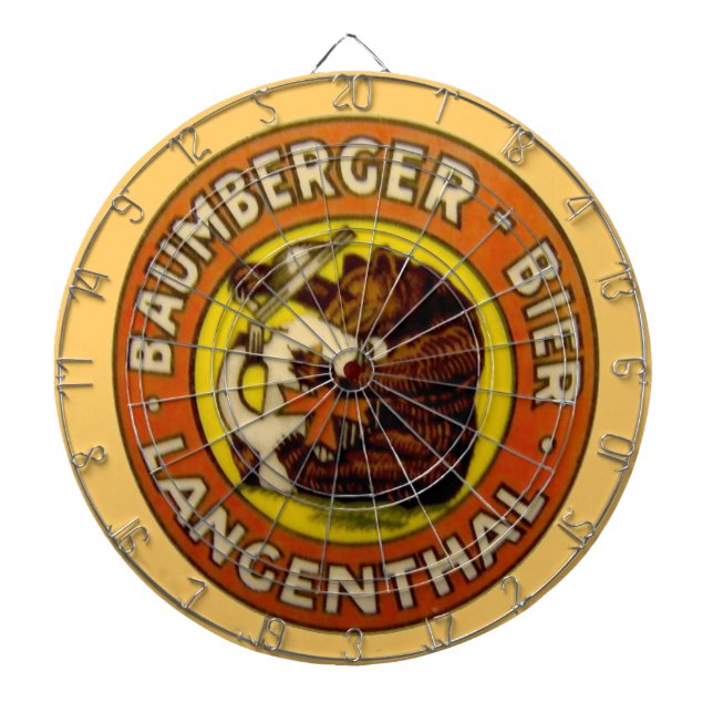 Brewerie Baumberger Langenthal, Switzerland Dart Board (Front)