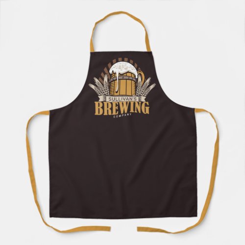 Brewery ADD NAME Craft Beer Brewing Company Bar Apron
