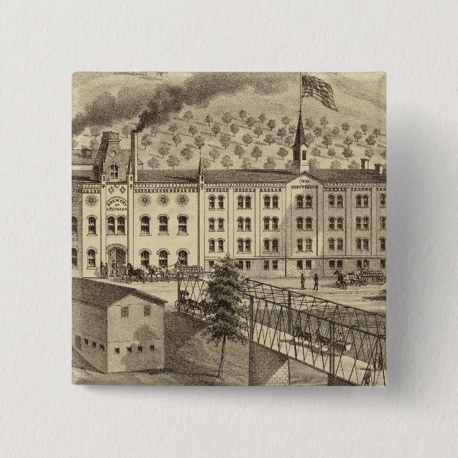 Brewery and malt house of A Reymann Button (Front)
