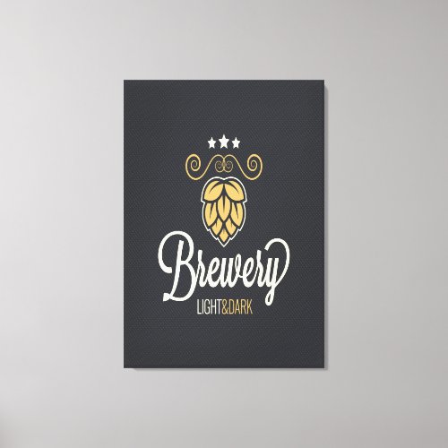 Brewery Beer Art  Canvas Print