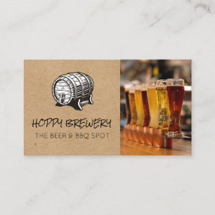 Brewery Beer Selection Business Card